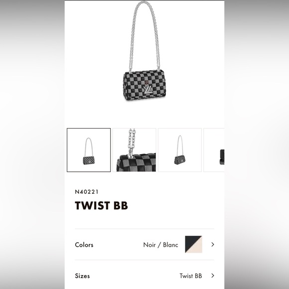 Louis Vuitton Damier Twist BB - Picture 10 of 11